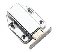 Loquets magnétiques for portes et placards, lot de 2. Loquet magnétique à pression for ouverture facile(Silver 2)