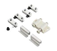 Loquets tactiles à pousser pour ouvrir les loquets à double tête, fermetures avec pince pour placard de salle de bain, matériel à pousser pour ouvrir les loquets tactiles