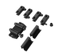 Loquets tactiles à pousser pour ouvrir les portes en verre, charnières à double tête, loquet de vitrine, charnière durable à double tête, fermetures avec pince