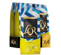 L'OR, 1,8kg Café en Grains Capri Dolce Vita, Arabica & Robusta, Intensité 12, 4x450g