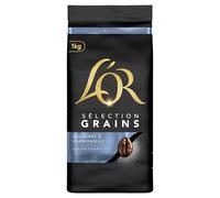 L'OR, 1kg Café en Grains Sélection, 100% Arabica, Intensité 6