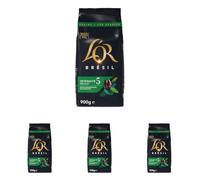 L'OR, 900G Café en Grains Sélection Perle du Brésil, 100% Arabica, Intensité 5 de Torréfaction (Lot de 4)