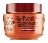 Elvive L'Oréal Paris Elvive Masque nourrissant pour cheveux secs ou éteints Huile Extraordinaire 300 ml Lot de 3 x 300 ml [900 ml]