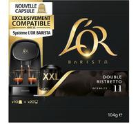 L'Or Barista Double Ristretto intensité 11 Café Capsules X10 compatibles L'OR Barista