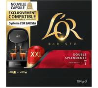 L'Or Barista Double Splendente intensité 7 Café Capsules X10 compatibles L'OR Barista