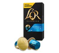 L'OR Boîte de 10 dosettes de 52g de café moulu Espresso Decaffeinato n°6