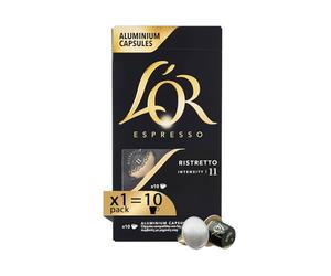 L'OR Café avec caféine ristretto boîte 10 capsules