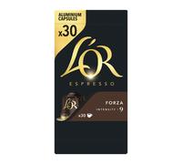 L'OR Café Capsules Forza Intensité 9 Compatibles Nespresso® la boite de 30