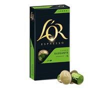 L'or Espresso Lungo Elegante compatibles Nespresso® - 10 capsules 52g - Sélection Rouge (Italien)