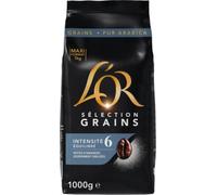 L'OR – Café en grains Sélection – 100% Arabica – Intensité 6 – 1 kg