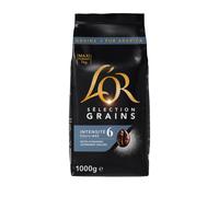 L'OR – Café en grains Sélection – 100% Arabica – Intensité 6 – 1 kg