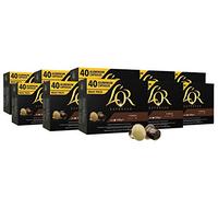 L'OR Café Espresso Forza Intensité 9 - Capsules de café en aluminium compatibles avec Nespresso® * - 10 paquets de 40 capsules (400 boissons)