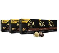 L'OR Café Espresso Forza Intensité 9 - Capsules de café en aluminium compatibles avec Nespresso® * - 5 paquets de 40 capsules (200 boissons)