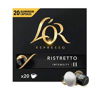 L'Or Café Espresso Ristretto - Intensité 11 - 100 Capsules (Lot de 5X20)