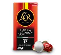 L'OR - Café expresso -Imola Ristretto - Édition limitée - Intensité 12 - Torréfaction foncée - 10 capsules en aluminium compatibles avec la machine d'origine Nespresso (1 pièce)
