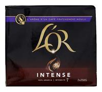 L'OR Café moulu 100 % arabica Intensité 7 – 2 paquets de 250 g