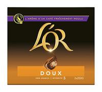 L'Or Café Moulu Doux 3Kg (lot de 6x(2x250g))