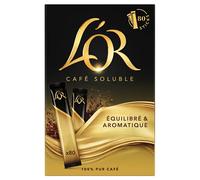 Sticks de café soluble L'Or Classique - Boîte distributrice de 80