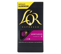 L'Or Capsules de café espresso en aluminium, Sontuoso, intensité 8 - La boîte de 10, 52g