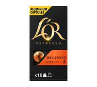 L'OR – Capsules compatibles Nespresso – Café Delizioso – Intensité 5 – 10 capsules