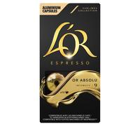 L'OR Espresso Or Absolu – Intensité 9 – Pack de 10 capsules