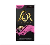 L'OR Capsules Espresso Or Rose compatible Nespresso x10