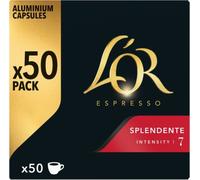 L'OR – Capsules café Espresso Splendente – Pack de 50 – 260 g