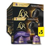 L'OR Capsules Lungo Profondo XXL – Intensité 8 – Compatible L'OR BARISTA® – 5 lots de 10 aluminium