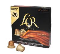 L'OR Capsules à café Espresso Colombie 20 capsules compatibles Nespresso