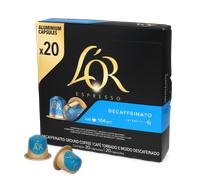 L'Or Espresso Café Decaffeinato Intensité 6 Capsules en Aluminium Compatibles avec les Machines Nespresso