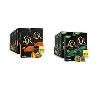 L'Or Espresso Café - 100 Capsules Delizioso Intensité 5 - compatibles Nespresso®* 10 Paquets de 10 Capsules & Espresso Café Bio - 100 Capsules Intensité 9 - compatibles Nespresso®* (lot de 10 x 10)