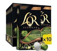 L'OR Espresso Café - 100 Capsules - Noisette - Riche - Expressif - Compatible Nespresso ®* (10 paquets de 10 capsules aluminium)