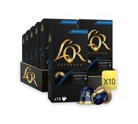 L'Or Espresso Café - 100 Capsules Ristretto Decaffeinato Intensité 9 - Compatibles Nespresso® - Lot de 10 x 10