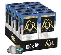 L'Or Espresso Café - 100 Capsules Santorini Espresso Intensité 7 - compatibles Nespresso®* (lot de 10 x 10)