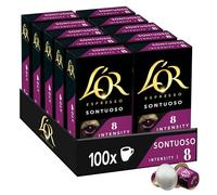 L'Or Espresso Café - 100 capsules Sontuoso Intensité 8 - compatibles Nespresso®* (lot de 10 x 10)