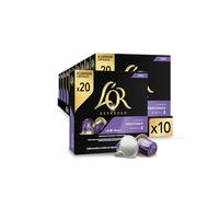 L'Or Espresso Café - 200 Capsules Lungo Profondo Intensité 8 | Compatibles Nespresso®*, lot de 10 x 20 capsules aluminium