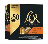 L'OR Espresso Café Delizioso - intensité 5 - Boîte de 50 capsules