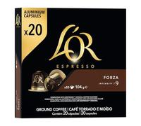 Pack L'or Espresso Forza 5 x 20 capsules - Sélection Rouge (Italien)