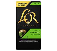 L'or Espresso Lungo Elegante compatibles Nespresso® - 10 capsules 52g - Sélection Rouge (Italien)