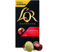 L'Or Espresso Café Splendente - Intensité 7-50 Capsules en Aluminium Compatibles avec Les Machines Nespresso®* (Lot de 5X10 Capsules)- 2 Pack