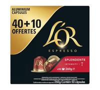 Capsules L'OR Espresso SPLENDENTE x40 + 10 offertes