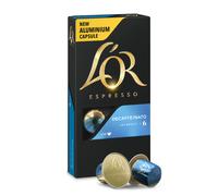 L'OR Espresso Decaffeinato décaféiné Intensité 6 - 10 capsules en aluminium compatibles avec les machines à café Nespresso®*