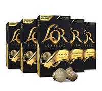 L'Or Espresso Or absolu - Intensité 9 - 50 Capsules en Aluminium Compatibles Nespresso®* (Lot de 5X10 capsules)