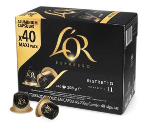 L'OR Espresso Ristretto 11 capsules en aluminium pour Nespresso® 40 pcs