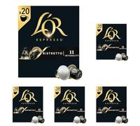 L'Or Espresso Ristretto Intensity 11 Compatibles Nespresso, 104g (Lot de 5)