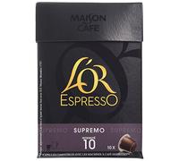 L'OR ESPRESSO Supremo 10 capsules compatibles avec les machines à café Nespresso - Lot de 4 (40 capsules)