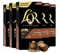L'OR Estremo Lungo Lot de 50 capsules de café en aluminium pour machine d'origine Nespresso