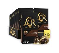 L'OR Forza - 100 Capsules de Café intensité 9 - Compatibles Nespresso®* (lot de 10 x 10)