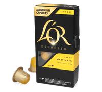 L'OR - Lungo Mattinata - Intensité 5 - 10 capsules compatibles Nespresso®