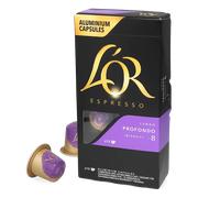 Capsule Nespresso Compatible Café L'Or Espresso Lungo Profondo - 10 capsules